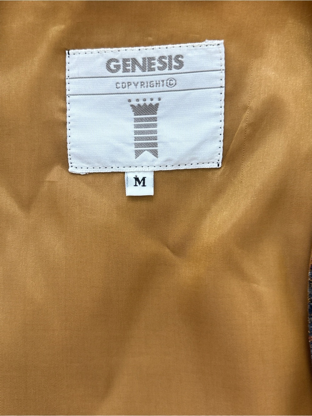 Genesis Unisex Boho Vintage paisley brocade vest Size Medium - Picture 6 of 7